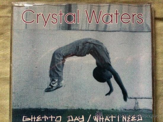CDs de m&uacute;sica: CD SINGLE - CRYSTAL WATERS - GHETTO DAY/ WHAT I NEED - Foto 1