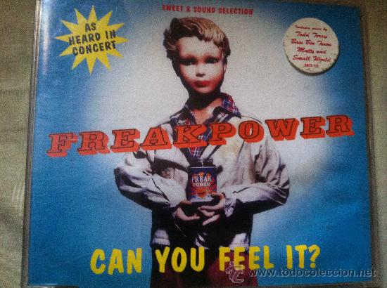 CDs de m&uacute;sica: CD SINGLE - FREAKPOWER - CAN YOU FEEL IT? - Foto 1