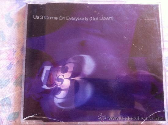 CDs de m&uacute;sica: CD SINGLE - US 3 - COME ON EVERYBODY (GET DOWN) - Foto 1