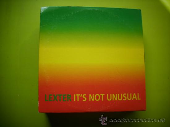 CDs de m&uacute;sica: LEXTER / IT&acute;S NOT UNUSUAL (CD SINGLE 2001) PEPETO - Foto 1