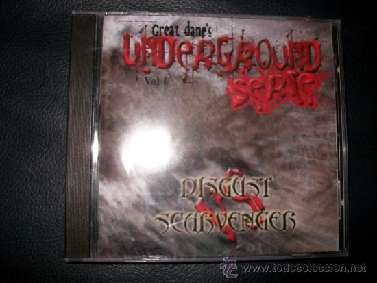 CDs de m&uacute;sica: Disgust vs Scarvenger - Underground serie Vol 1 - Cd - PRECINTADO - DEATH GRIND