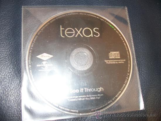 CDs de m&uacute;sica: PROMO MCD - TEXAS - ILL SEE IT THROUGH - Foto 1