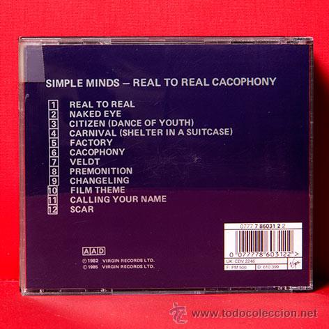 CDs de m&uacute;sica: SIMPLE MINDS REAL TO REAL CACOPHONY CD - Foto 2