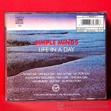 CDs de m&uacute;sica: SIMPLE MINDS LIFE IN A DAY CD - Foto 2
