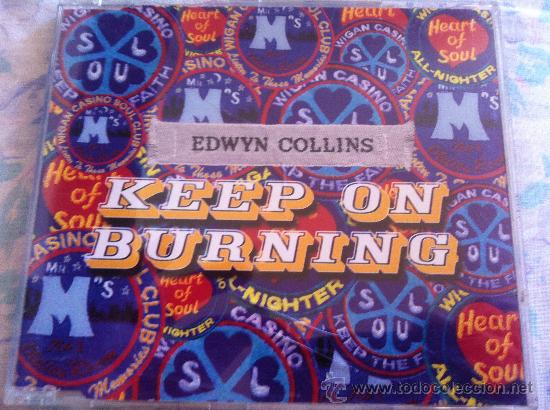 CDs de m&uacute;sica: CD SINGLE - EDWYN COLLINS - KEEP ON BURNING - Foto 1