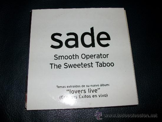 CDs de m&uacute;sica: PROMO MCD - SADE - SMOOTH OPERATOR / THE SWEETEST TABOO - Foto 1