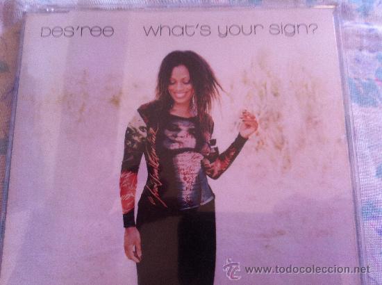 CDs de m&uacute;sica: CD SINGLE - DESREE - WHATS YOUR SIGN? - Foto 1