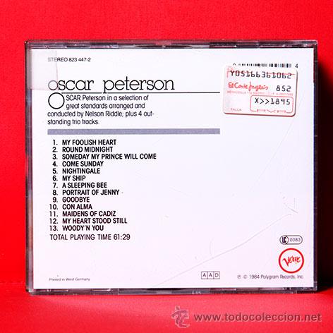 CDs de m&uacute;sica: OSCAR PETERSON VERVE SILVER COLLECTION CD - Foto 2