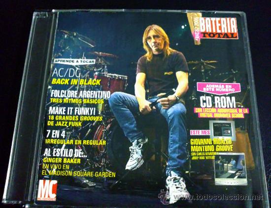 CDs de m&uacute;sica: BATER&Iacute;A TOTAL, ACDC - REVISTA - Foto 1