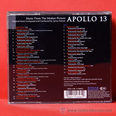 CDs de m&uacute;sica: APOLLO 13 BSO CD DOBLE - Foto 2
