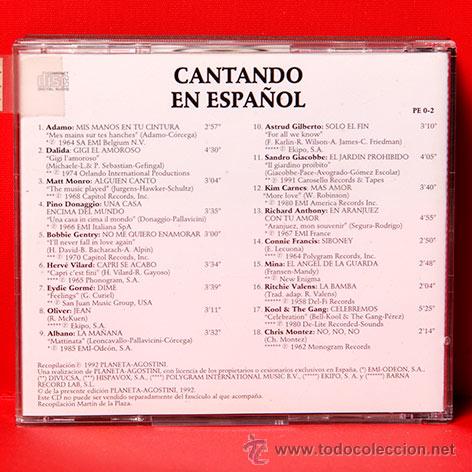 CDs de m&uacute;sica: CANTANDO EN ESPA&Ntilde;OL CD A&Ntilde;OS 60 - Foto 2