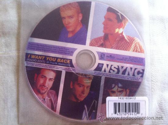 CDs de m&uacute;sica: CD SINGLE - NSYNC - I WANT YOU BACK - Foto 1