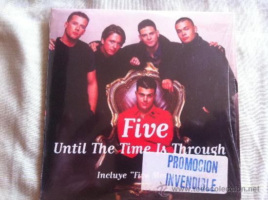 CDs de m&uacute;sica: CD SINGLE - FIVE - UNTIL THE TIME IS THROUGH - Foto 1