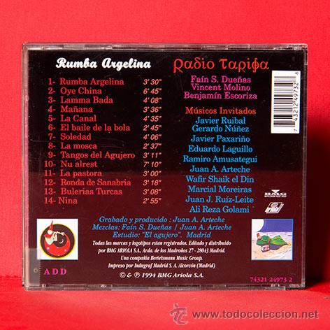 CDs de m&uacute;sica: RADIO TARIFA RUMBA ARGELINA CD - Foto 2