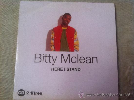 CDs de m&uacute;sica: CD SINGLE - BITTY MCLEAN - HERE I STAND - Foto 1