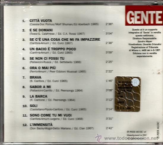CDs de m&uacute;sica: CD MINA - I SUCCESSI DI MINA - Foto 2