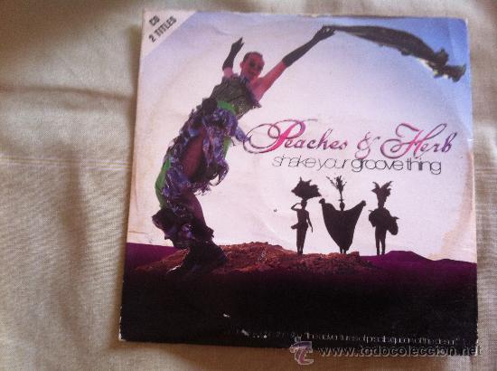 CDs de m&uacute;sica: CD SINGLE-PEACHES & HERB-SHAKE YOUR GROOVE THING - Foto 1