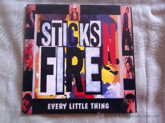 CDs de m&uacute;sica: CD SINGLE-STICKS N FIRE-EVERY LITTLE THING - Foto 1