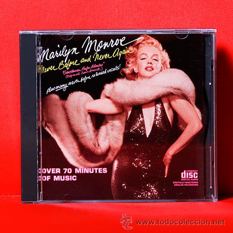 CDs de m&uacute;sica: MARILYN MONROE NEVER BEFORE NEVER AGAIN CD - Foto 1