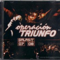 CDs de Música: CD OPERACION TRIUNFO 2006 - GALAS 07 Y 08 VALE MUSIC/SONY BMG. Lote 36113228