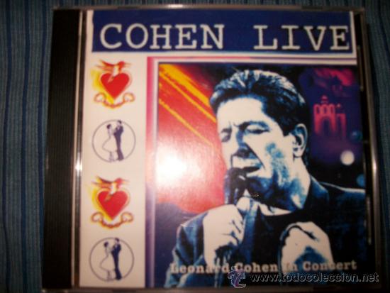 CDs de m&uacute;sica: CD - LEONARD COHEN - LIVE IN CONCERT - Foto 1