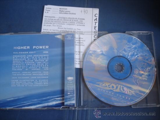 CDs de m&uacute;sica: BOSTON HIGHER POWER  KALODNER EDIT  CD SINGLE - Foto 2