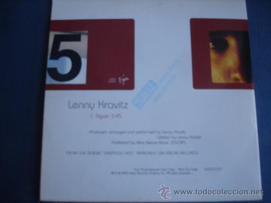 CDs de m&uacute;sica: LENNY KRAVITZ   AGAIN   CD-SINGLE PROMO - Foto 2