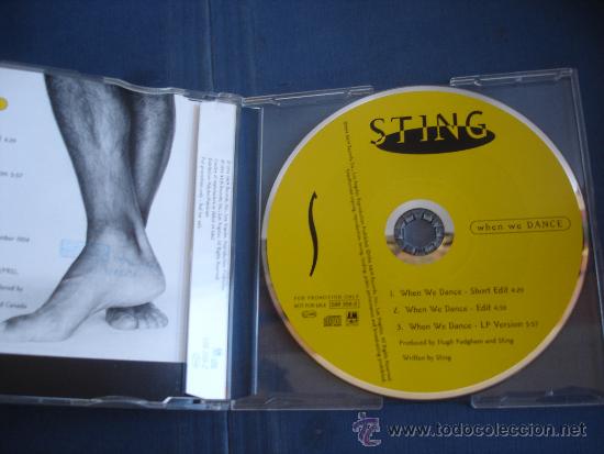 CDs de m&uacute;sica: STING   WHEN WE DANCE  PROMO  CD-SINGLE 1+2 - Foto 2