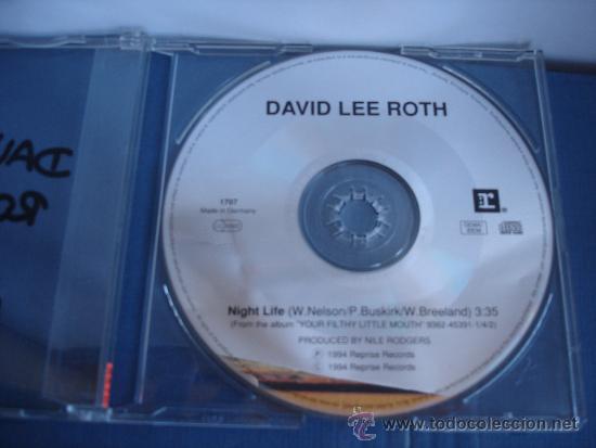 CDs de m&uacute;sica: DAVID LEE ROTH   ( VAN HALEN )NIGHT LIFE  CD-SINGLE - Foto 1
