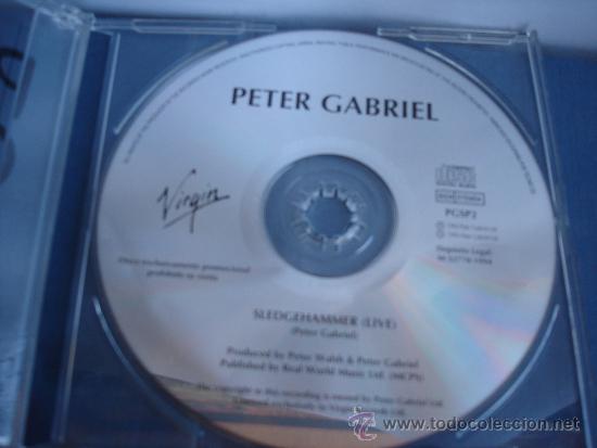 CDs de m&uacute;sica: PETER GABRIEL   SLEDGEHAMMER   PROMO  CD-SINGLE - Foto 1