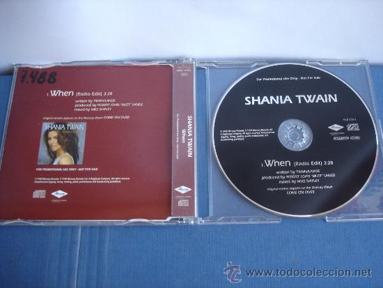 CDs de m&uacute;sica: SHANIA TWAIN   WHEN   PROMO  CD-SINGLE - Foto 2
