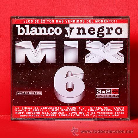 CDs de m&uacute;sica: BLANCO Y NEGRO MIX 6 CD TRIPLE - Foto 1