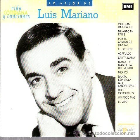 CDs de m&uacute;sica: CD LO MEJOR DE LUIS MARIANO - Foto 1