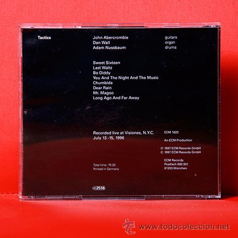 CDs de m&uacute;sica: JOHN ABERCROMBIE  DAN WALL ADAM NUSSBAUM TACTICS CD - Foto 2