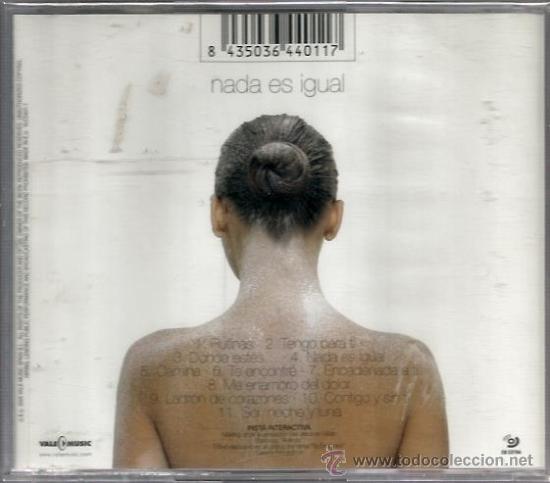 CDs de m&uacute;sica: CD CHENOA : NADA ES IGUAL - Foto 2