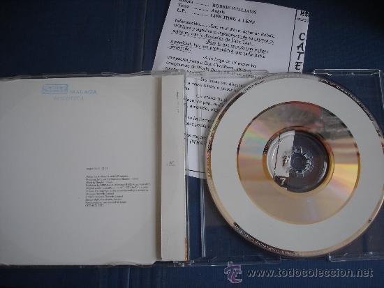 CDs de m&uacute;sica: ROBBIE WILLIAMS  ANGELS CD SINGLE PROMO - Foto 2