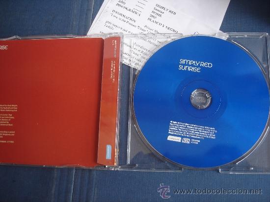 CDs de m&uacute;sica: SIMPLY RED  SUNRISE  CD SINGLE PROMO - Foto 2