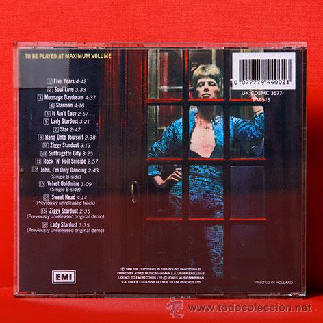 CDs de m&uacute;sica: DAVID BOWIE ZIGGY STARDUST CD - Foto 2