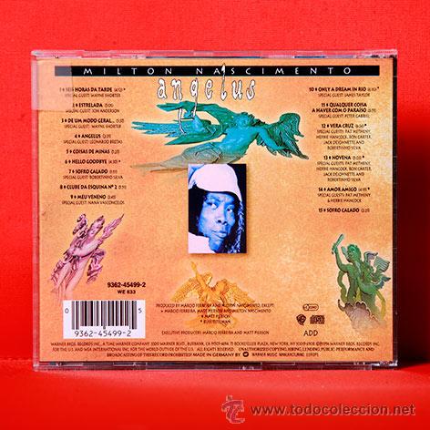 CDs de m&uacute;sica: MILTON NASCIMENTO ANGELUS CD - Foto 2