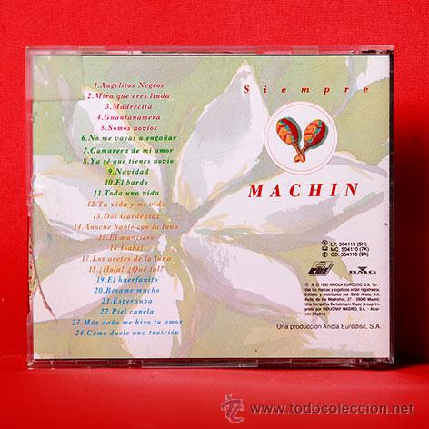 CDs de m&uacute;sica: SIEMPRE MACHIN 24 EXITOS ORIGINALES CD - Foto 2