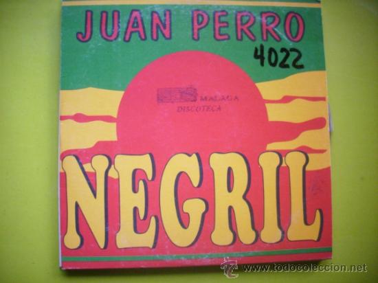 CDs de m&uacute;sica: JUAN PERRO / NEGRIL (CD SINGLE 1995) - Foto 1