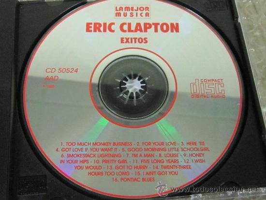 CDs de m&uacute;sica: ERIC CLAPTON - EXITOS - CD - 16 TEMAS - CD 50524 - SUPER RARE - COMO NUEVO - Foto 3