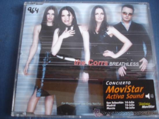 CDs de m&uacute;sica: THE CORRS   BREATHLESS  PROMO  CD-SINGLE - Foto 1
