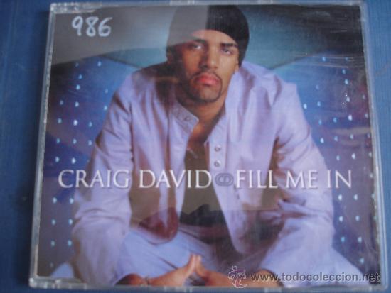CDs de m&uacute;sica: CRAIG DAVID   FILL ME IN  CD-MAXI  5 TRACKS - Foto 1