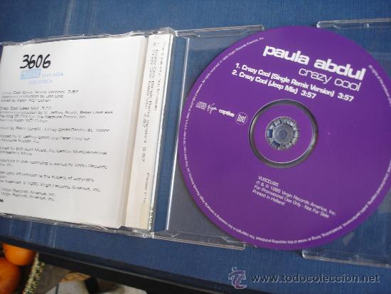 CDs de m&uacute;sica: PAULA ABDUL   CRAZY COOL  PROMO CD-SINGLE 1+1 - Foto 2