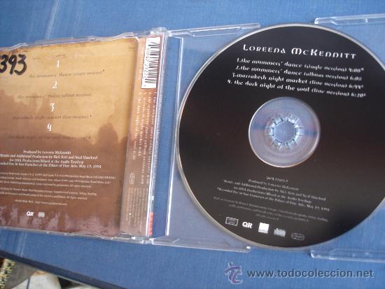 CDs de m&uacute;sica: LOREENA MCKENNITT    THE MUMMERS&acute; DANCE  CD-MAXI  4 TRACKS - Foto 2
