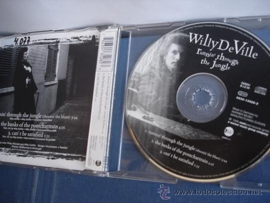 CDs de m&uacute;sica: Willy DeVille  RUNNIN&acute; THROUGHT THE JUNGLE+ 2  CD SINGLE - Foto 2