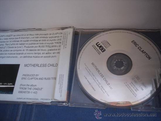 CDs de m&uacute;sica: ERIC CLAPTON  MOTHERLESS CHILD  CD, Single, Promo - Foto 2