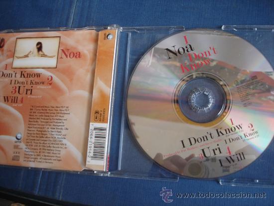 CDs de m&uacute;sica: NOA   I DON&acute;T KNOW  CD-SINGLE  4 TRACKS - Foto 2