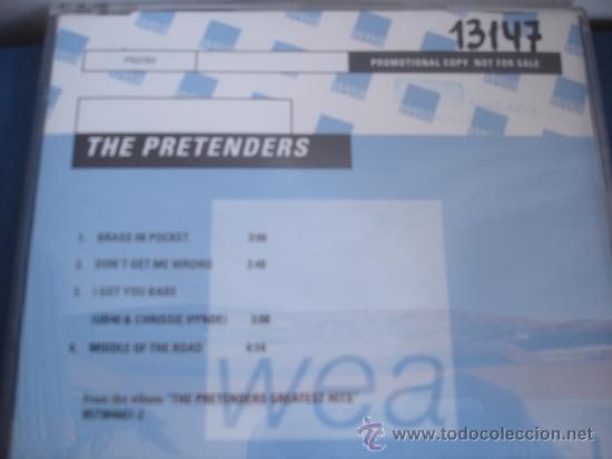 CDs de m&uacute;sica: THE PRETENDERS 4 TRACKS CD, Promo, Sampler, Compilation - Foto 1